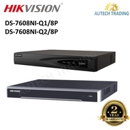 HIKVISION DS-7608NI-Q2/8P 8 CHANNEL RECORDER NVR DS-7608NI-Q1/8P 8mp 4k