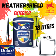 Dulux Weathershield Exterior (WHITE) 18L (Song Fatt)