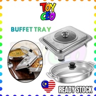 🧸ToyCEO🧸5 Set Buffet Tray Buffet Kenduri Buffet Pan Food Tray Serving Tray Bekas Lauk Kenduri 5 in 1