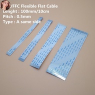 EEM 10Pcs FPC Flexible Flat Cable FFC 0.5MM 100MM A type interface 4P 6P 8P 10P 12P 14P 16P 18P 20P 