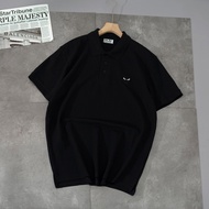 CDG Play เสื้อยืดแขนสั้น Comme Des Garcons เสื้อโปโล