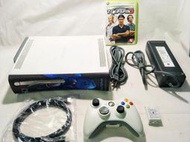 【奇奇怪界】Microsoft 微軟 XBOX360 主機 J25組 20G白色主機 附原廠配件 稀有藍龍面板 未改