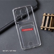 Xiaomi 14T Xiaomi 14T Pro Case - Clear Card Case Card Slot Clear Case Xiaomi 14T Xiaomi 14T Pro Case