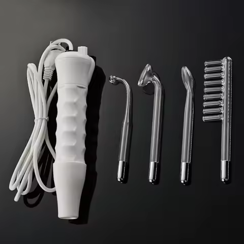 Portable High Frequency Facial Wand Machine Hair Care Electrode Spot Acne Remover Skin Care Face Hai