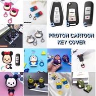 Proton Remote Cover Cute Cartoon Car Key Cover Kunci Sarung Kunci Kereta Casing Car Accessories x50 