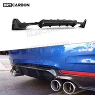 Carbon Fiber Rear Lip Diffuser Spoiler For BMW 4 Series F32 F33 F36 M Sport 2014 - 2018 FRP M Style 