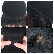 Hair Toupee Wanita Rambut Asli / Wig Wanita Pendek Rambut Asli Wig