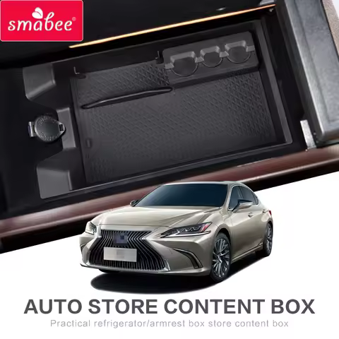 Smabee Armrest Storage Box for LEXUS ES 2018 2019 Stowing Tidying Interior Accessories ES200 ES250 E