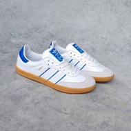 Sepatu  Adidas Samba OG White Lucid Blue 100% Original