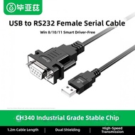 USB to RS232 Serial Cable DB9 Connector Industrial Grade Adapter