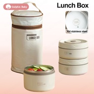 Lunch Box 304 Stainless Steel Bento Box Soup Cup Thermos Containers Food Container For Kids School