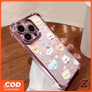 Case for Honor X9C X6C X7C X6B X8C X6A X8B Cartoon puppy bear elephant shockproof TPU mobile phone c
