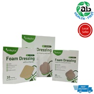 SMILEPLUS Foam Dressing Silicone Foam Dressing with Border/ without Border Bedsore Healing Pad Patch