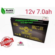 WINCITY  Battery 12V 7.2Ah 12v 7.0ah BATTERY Rechargeable Sealed Lead Acid Battery solar autogate al
