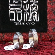 六字箴言戒指 316L精鋼 轉經文造型戒指 六字大明咒戒指