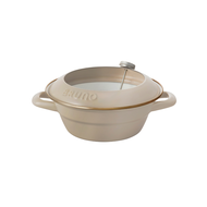 BRUNO x Fujihoro Enamel Tempura Fryer Pot with Thermometer-BHK283 Size.20cm หม้อเคลือบอีนาเมล หม้อทอ