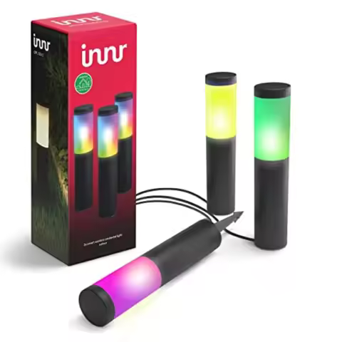 innr Smart Outdoor Lights Color Pathway Lights Works with Philips Hue* Alexa Hey Google SmartThings 