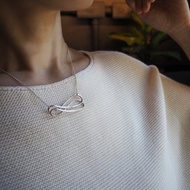 double infinity necklace_雙無限項鍊 五線譜 高音譜 音符 旋律