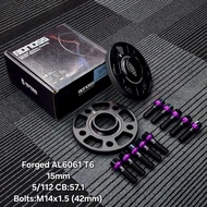 Wheel Spacer 15mm 5/112 CB:57.1 Bolts:M14x1.5 - Bonoss Spacer Kit
