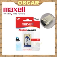 Maxell Alkaline 9V Battery Long Lasting Heavy Duty Alkaline Battery (smart tag)