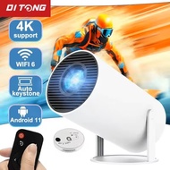 Smart Projector HY300 Wireless 4K HD WiFi Smart LCD LED Portable Mini Android Projector for Home & O