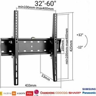 ♚ TV BRACKET TV BRACKET TV BRACKET 24 32 40 42 43 45 49 50 55 60 65 70 75 INCH ✽