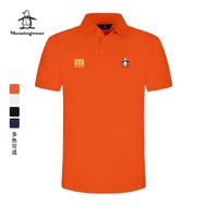MUNSINGWEAR/Munsingwear Men2024Summer Golf Sports Penguin Short SleevePoloShirtTT-shirt New