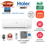 Haier [1.0HP/1.5HP] R32 Inverter Air Conditioner | HSU10VQB22IN HSU13VQB22IN Aircond Penghawa Dingin