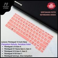 Keyboard Protector Cover Lenovo Thinkpad L13 X13 Yoga X1 Nano Gen 3 4