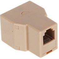 RJ11 4P4C Telephone Splitter Connector Adapter 1 Female to 2 Female