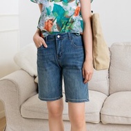【MEDUSA】彩線刷破休閒牛仔短褲(M-XL) | 女休閒短褲 牛仔褲