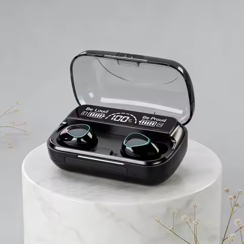 New Bluetooth headset M10 hands-free LED Dispay headset Bluetooth HiFi stereo music wireless earplug