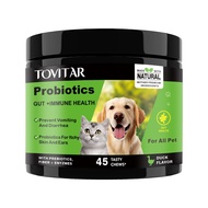 TOVITAR ® Pet Probiotic Chews for Cats and Dogs 45 chews
