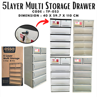 (NEW ITE) TP-053 5 LAYER MULTI STORAGE DRAWER / DRAWER/DAMITAN/LAGAYAN NANG DAMIT