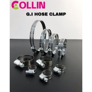 G.I. HOSE CLAMP PER PC 1/2" 5/8" 3/4" 1" 1-1/4" 1-1/2" 2" 2-1/2" 3" 4" METAL HOSE CLAMP ADJUSTABLE