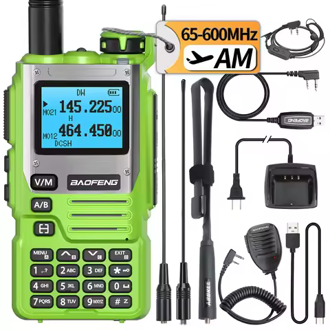 Baofeng UV-K61 Long Range Walkie Talkie Multi Band Wireless Copy Frequency AM 999CH Portable Two Way