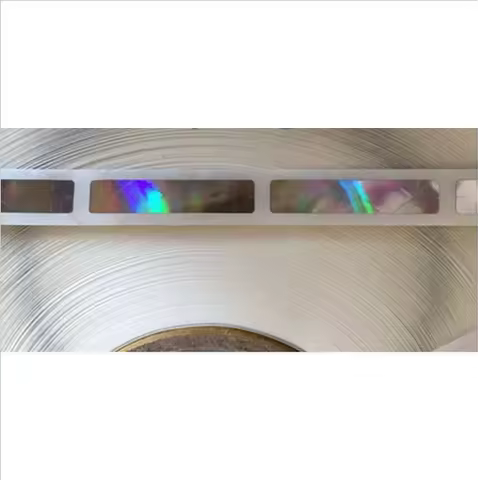Hologram laser scatch off sticker 8x40mm 1000pcs per roll