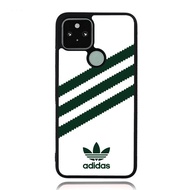 Casing Case Google Pixel 8 7A 7 6 6A 5 5A 4 4A 3A 2 Pro XL 4G 5G Adidas Samba White Green Three Stri