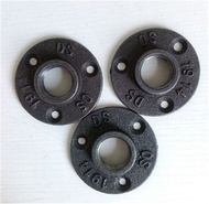 Combo 10 mặt bích ống nước phi 21 Mặt bích ống sắt decor làm giá sách kệ để đồ