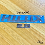 Hilux+2.8 Logo Toyota Hilux Revo Door Side 2-Piece Set