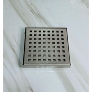 Floor drain stainless steel 15x15cm shower floor drain bathroom rectangle
