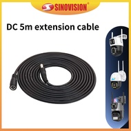 DC extension cable 5 meters long for CCTV 12V