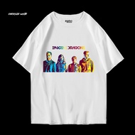 Fiego "IMAGINE DRAGON FG" | Premium White Oversize T-Shirt | Oversize White T-Shirt