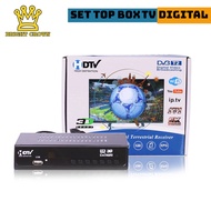 Bright Crown Set Top Box TV Digital Receiver Penerima Siaran Full HD/ STB Wifi Bisa Youtube DVBT2