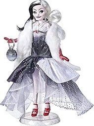 Disney Villains Style Series Cruella De Vil, Contemporary Style Fashion Doll with Accessories, Colle