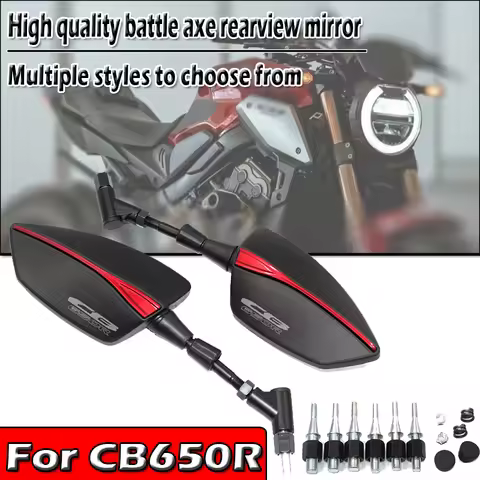 For CB650R CB 650R CB650 R 8/10mm Universal Adjustabale Rearview Rear View Mirrors Side Mirror