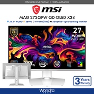 [FAST SHIP] MSI MAG 272QPW QD-OLED X28 | 26.5“ WQHD | 280Hz | 0.03ms(GtG) | Adaptive-Sync | Gaming M