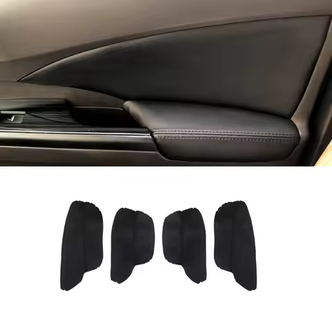 For Honda CRV 2012 2013 2014 2015 2016 2017 4PCS Car Interior Microfiber Leather Door Panel Armrest