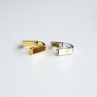 Ark.co - BLOCK Ring | Geometric statement square ring