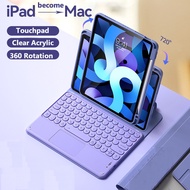 360° Rotating Trackpad Keyboard Case for Lenovo Tab M11 11 2024 B11 11 Inch K11 for Xiaoxin Pad 11 2